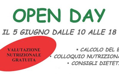 OPEN DAY con la nutrizionista Dott.ssa Barbara Sperati