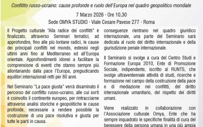 Seminario specialistico: La pace giusta