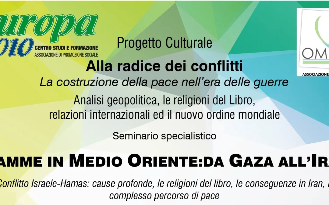 Seminario Alla Radice dei Conflitti Medio Oriente